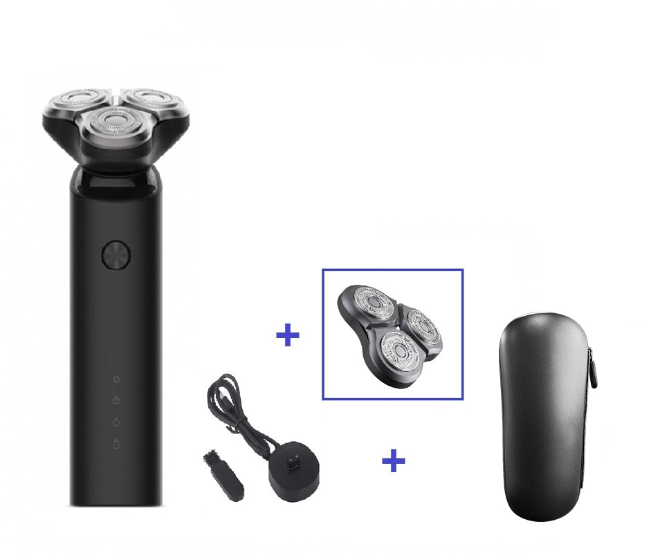 Xiaomi Mijia Razor Electric Shaver Shaving beard Machine Men Dry Wet Trimmer smart control Rechargeable washable 3D Dual Blades